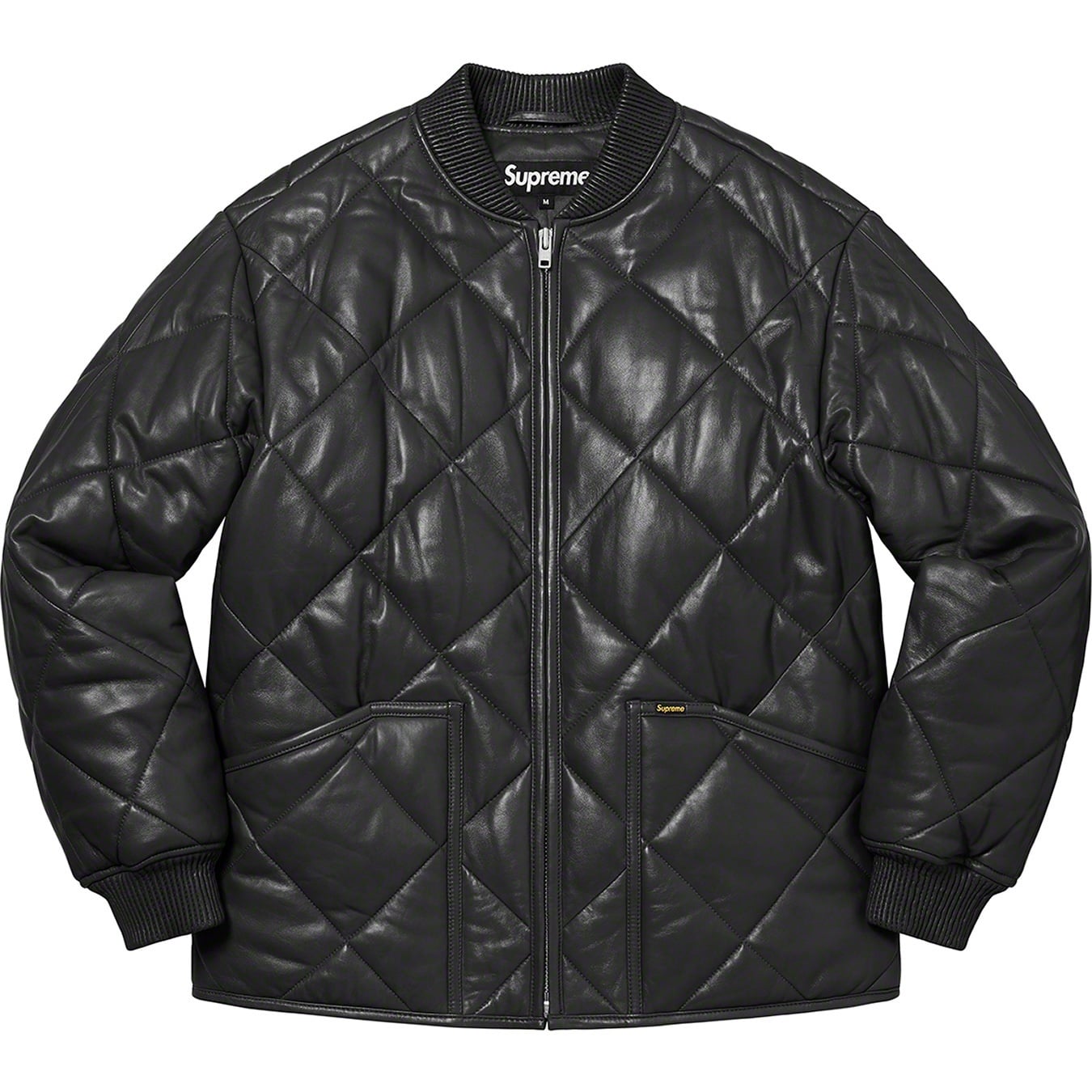 Quilted Leather Work Jacket view 14